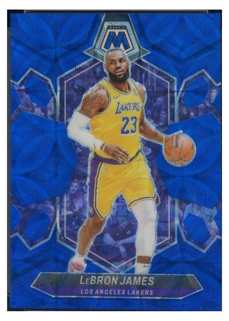 2023-24 Panini Mosaic Base Set LeBron James #92 card