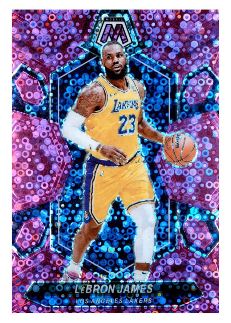 2023-24 Panini Mosaic Base Set LeBron James #92 card