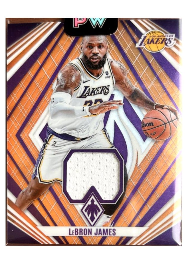 2023-24 Panini Phoenix Veteran Materials LeBron James #VM-LBJ card