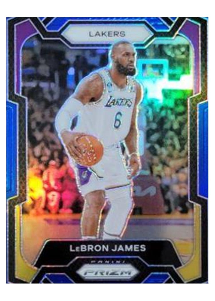 2023-24 Panini Prizm Base Set LeBron James #63 card