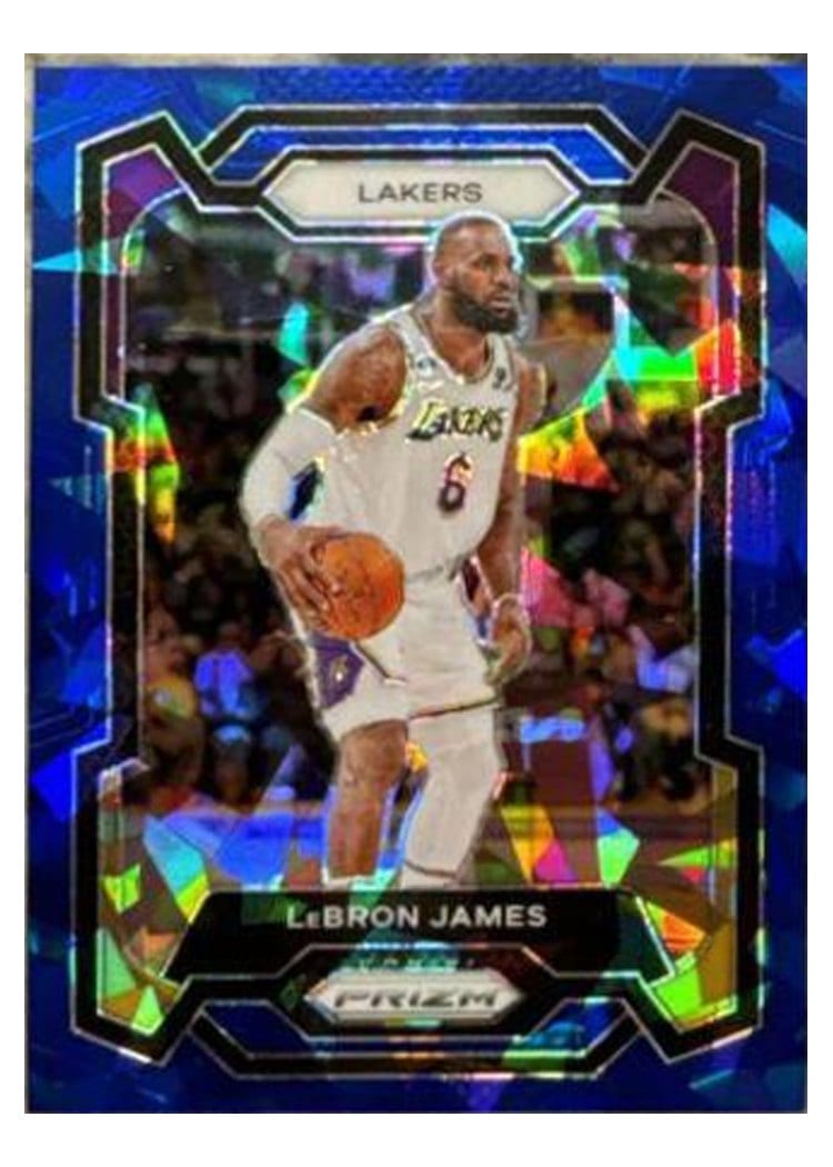 2023-24 Panini Prizm Base Set LeBron James #63 card
