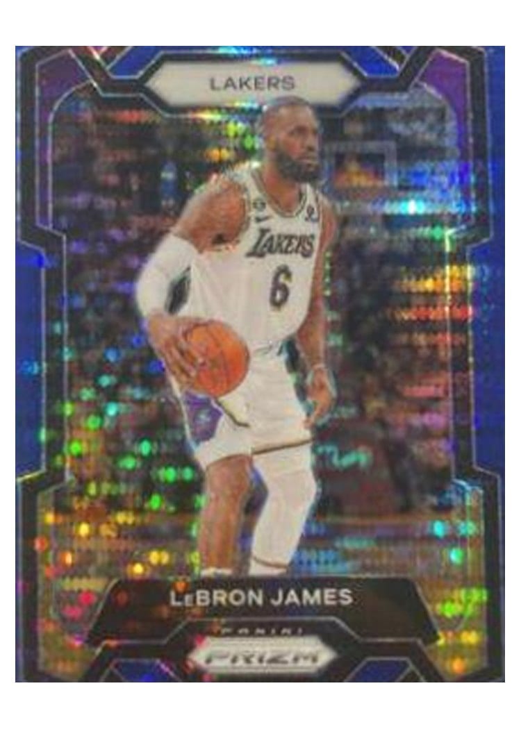 2023-24 Panini Prizm Base Set LeBron James #63 card