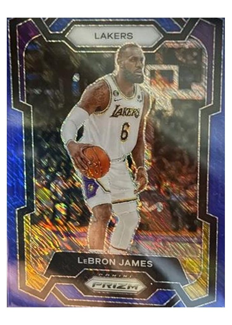 2023-24 Panini Prizm Base Set LeBron James #63 card