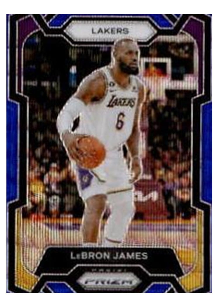 2023-24 Panini Prizm Base Set LeBron James #63 card