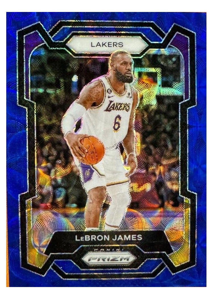 2023-24 Panini Prizm Base Set LeBron James #63 card