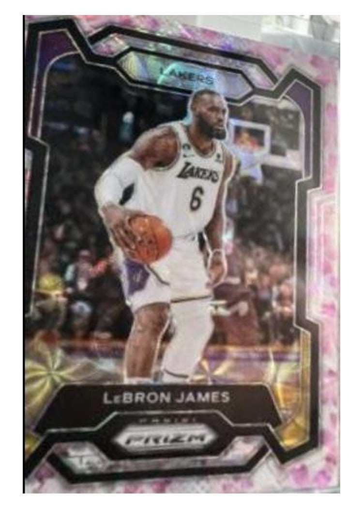 2023-24 Panini Prizm Base Set LeBron James #63 card