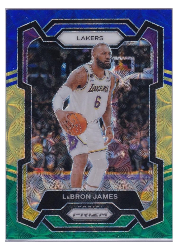 2023-24 Panini Prizm Base Set LeBron James #63 card