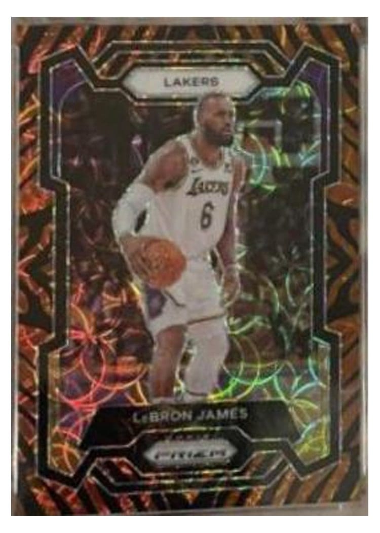 2023-24 Panini Prizm Base Set LeBron James #63 card