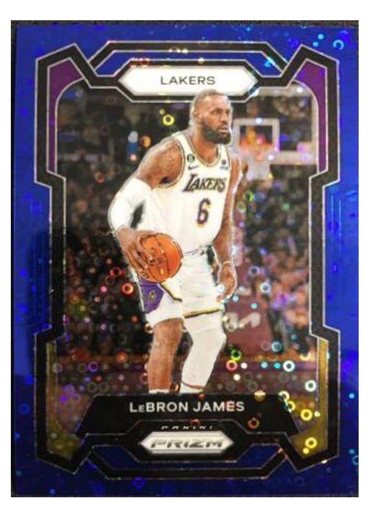 2023-24 Panini Prizm Base Set LeBron James #63 card