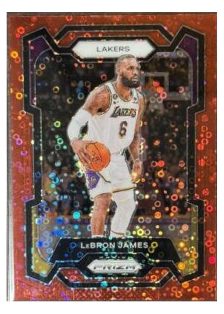 2023-24 Panini Prizm Base Set LeBron James #63 card