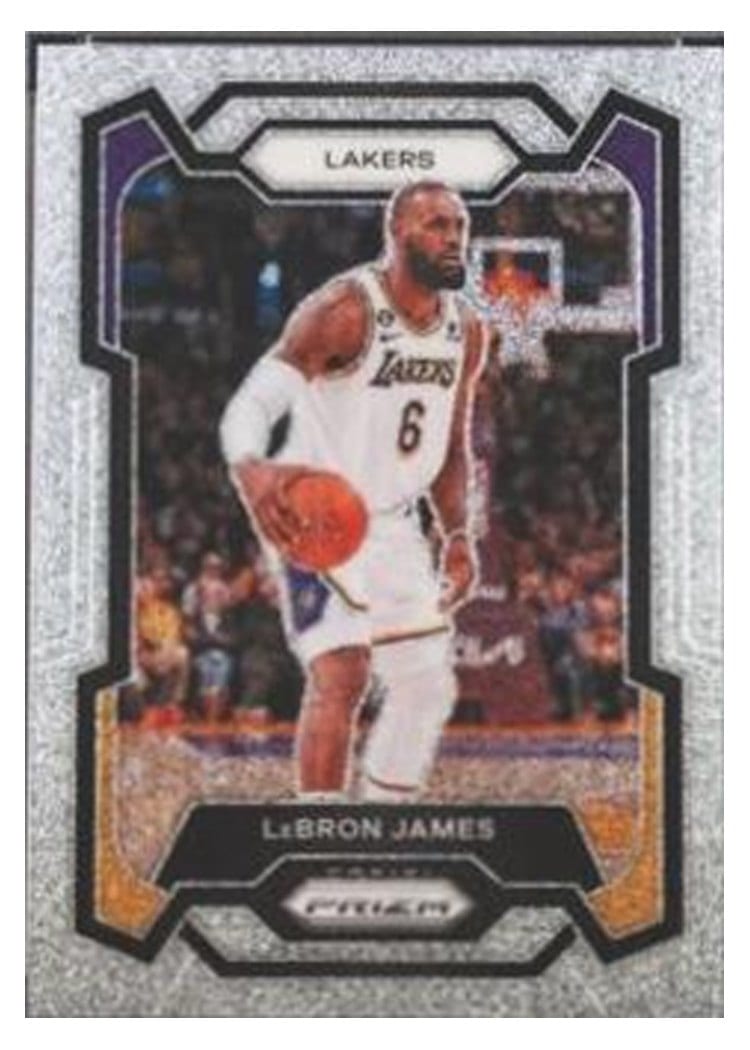 2023-24 Panini Prizm Base Set LeBron James #63 card