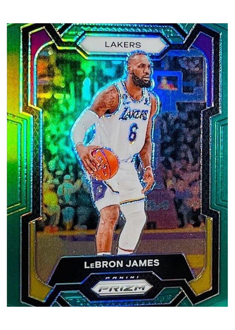 2023-24 Panini Prizm Base Set LeBron James #63 card