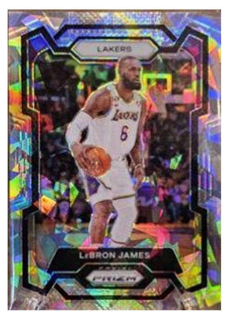 2023-24 Panini Prizm Base Set LeBron James #63 card