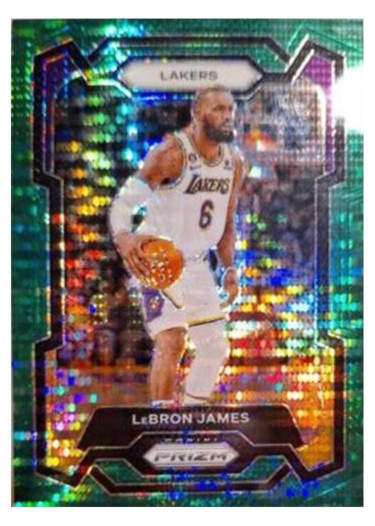2023-24 Panini Prizm Base Set LeBron James #63 card