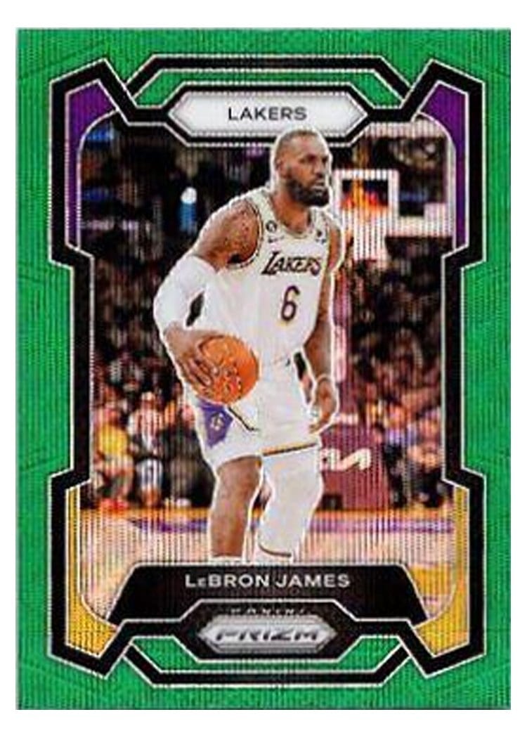 2023-24 Panini Prizm Base Set LeBron James #63 card