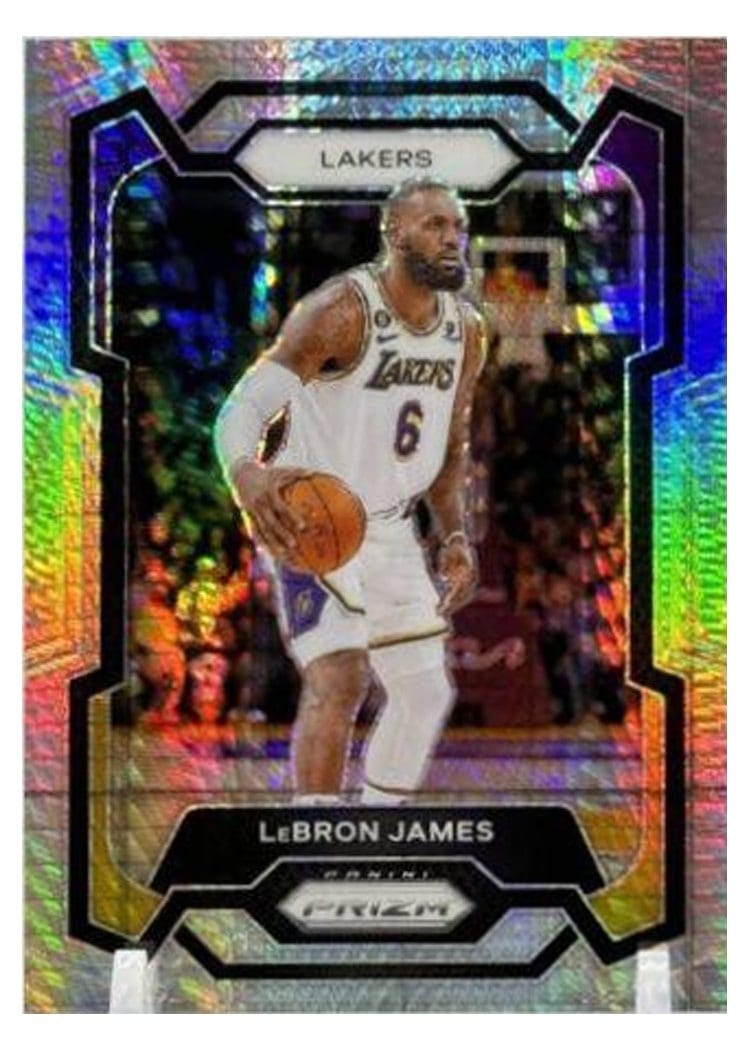 2023-24 Panini Prizm Base Set LeBron James #63 card