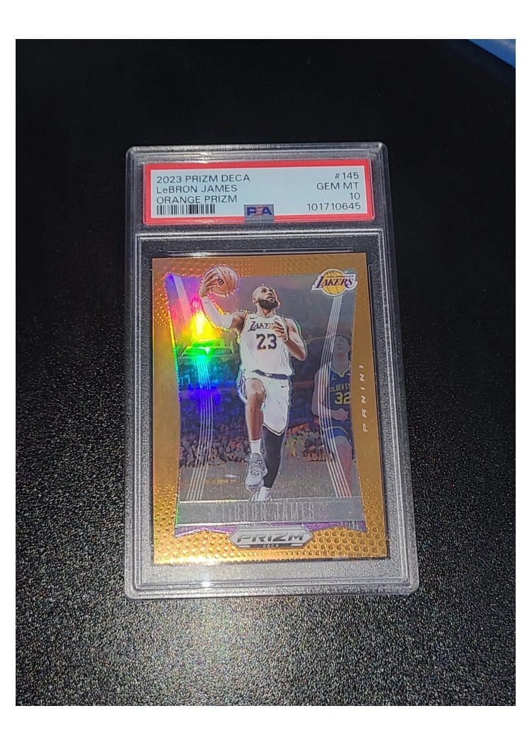 2023-24 Panini Prizm Base Set LeBron James #63 card