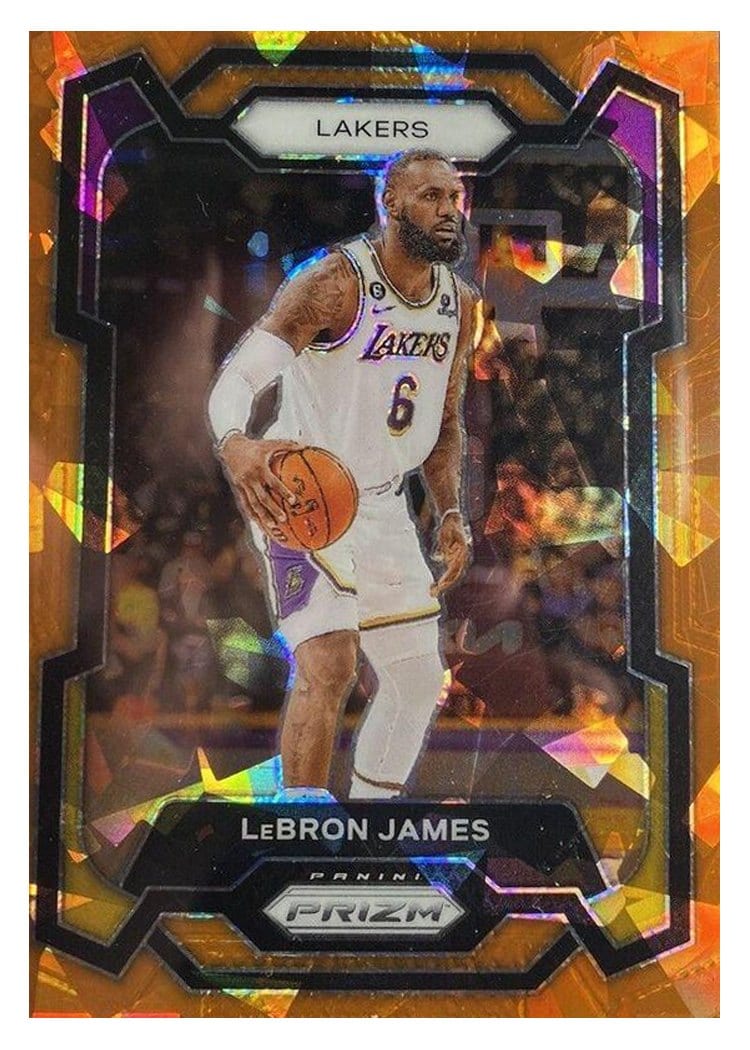 2023-24 Panini Prizm Base Set LeBron James #63 card