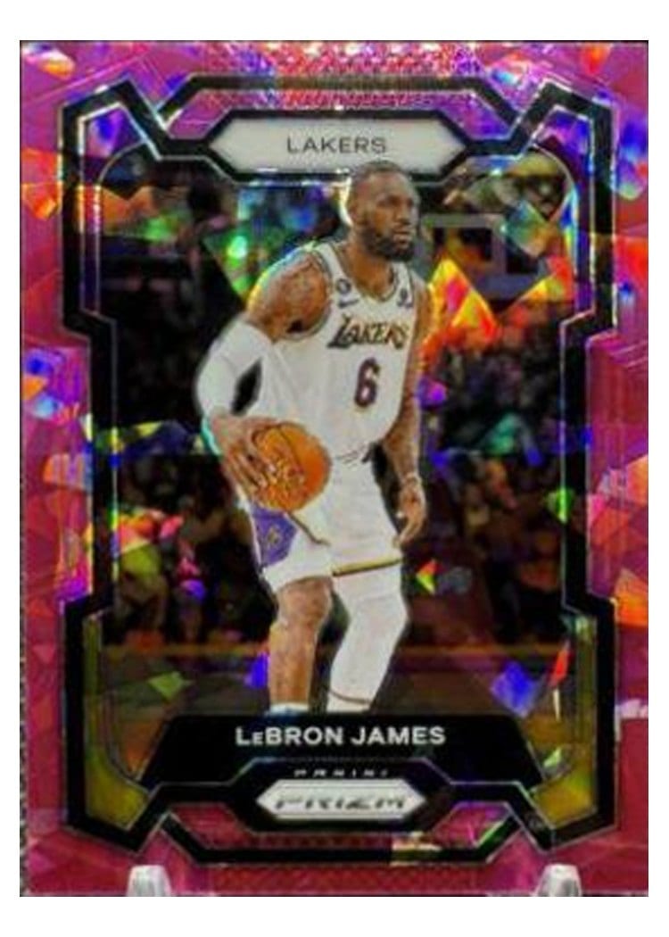 2023-24 Panini Prizm Base Set LeBron James #63 card