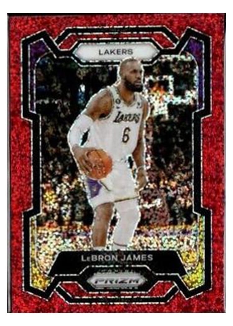2023-24 Panini Prizm Base Set LeBron James #63 card