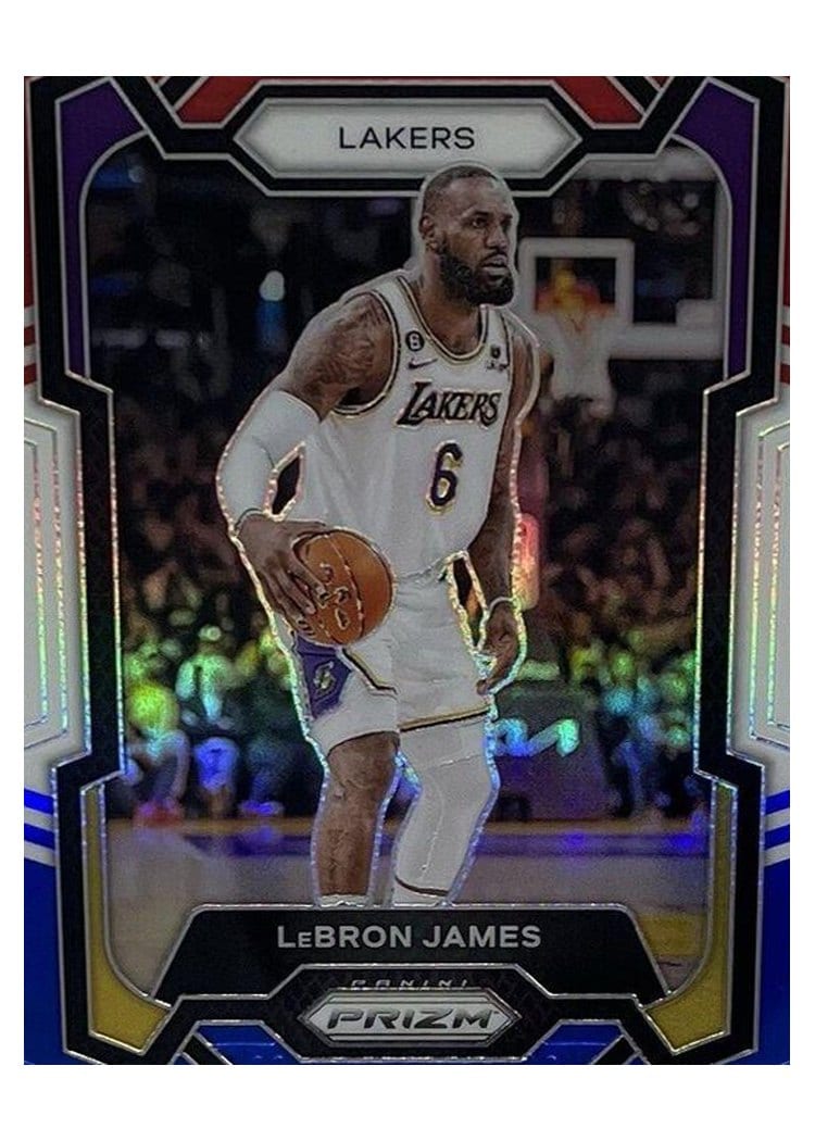 2023-24 Panini Prizm Base Set LeBron James #63 card