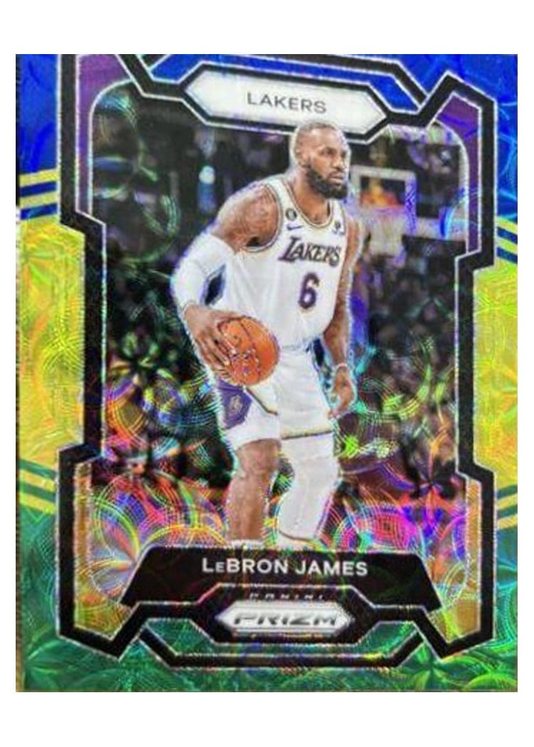 2023-24 Panini Prizm Base Set LeBron James #63 card