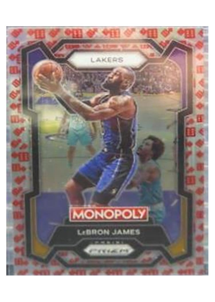 2023-24 Panini Prizm Monopoly Base Set LeBron James #40 card