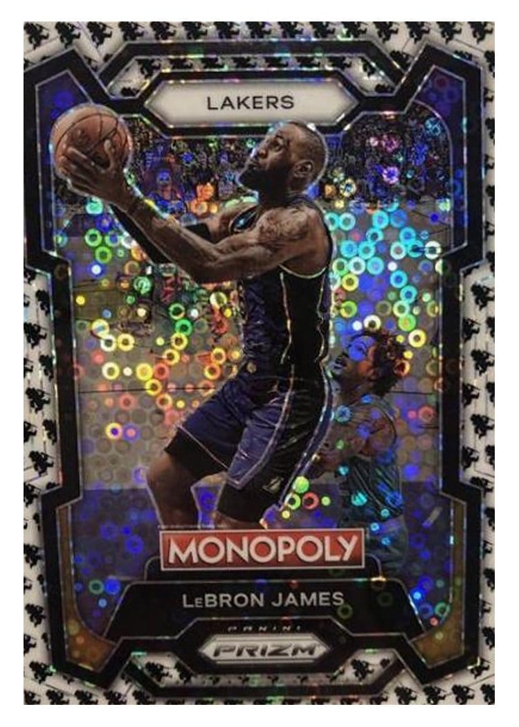 2023-24 Panini Prizm Monopoly Base Set LeBron James #40 card