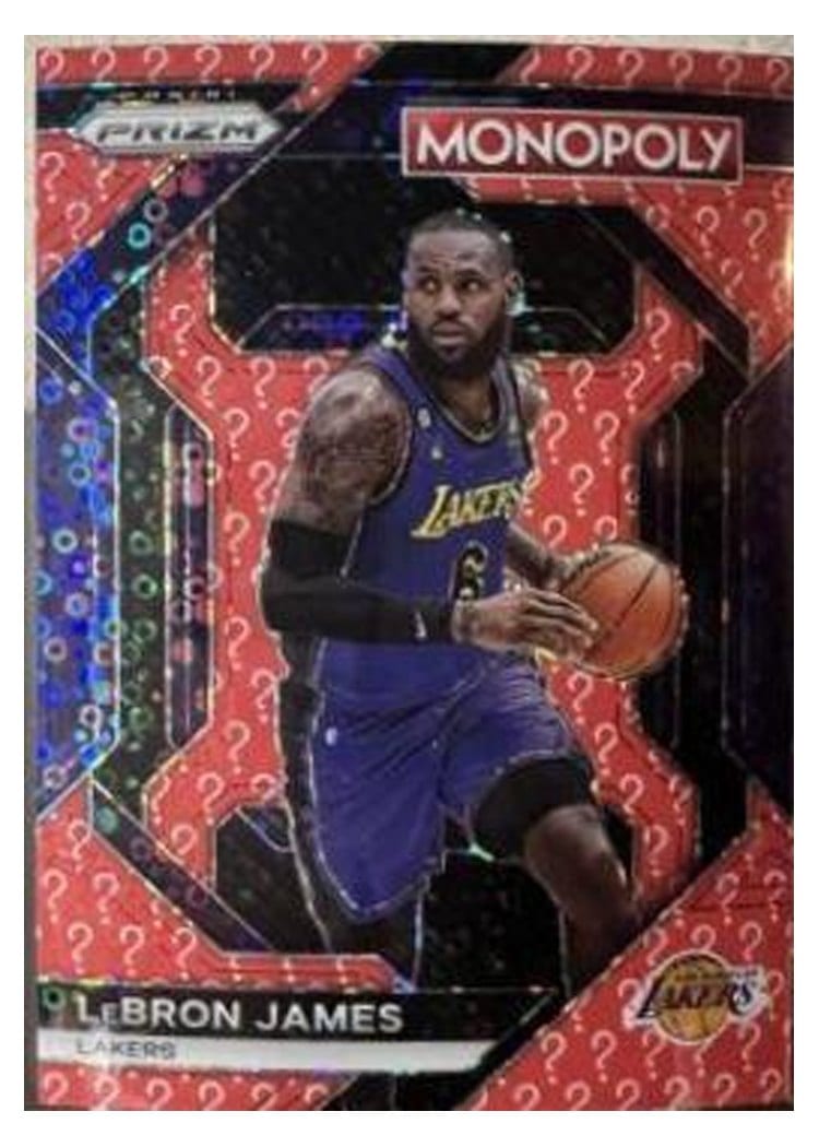 2023-24 Panini Prizm Monopoly Base Set LeBron James #40 card