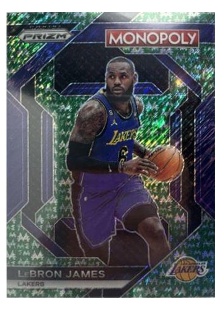 2023-24 Panini Prizm Monopoly Base Set LeBron James #40 card