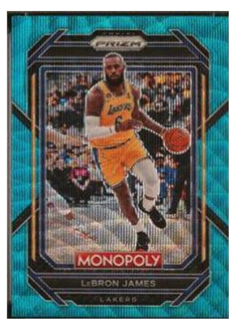 2023-24 Panini Prizm Monopoly Base Set LeBron James #40 card
