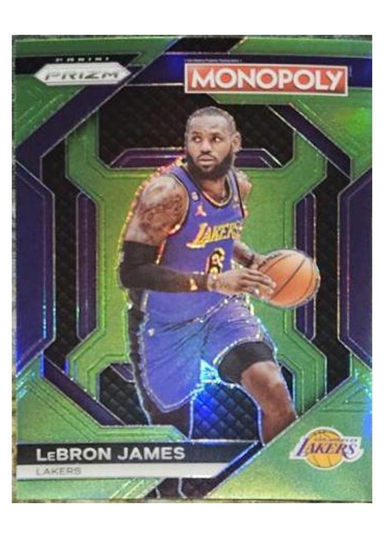2023-24 Panini Prizm Monopoly Base Set LeBron James #40 card
