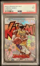 2023 Panini Crown Royale Kaboom LeBron James #2 card