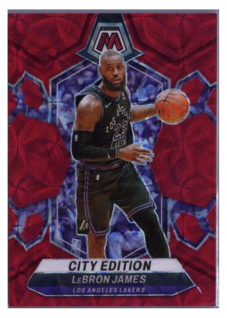 2023 Panini Mosaic LeBron James #278 card