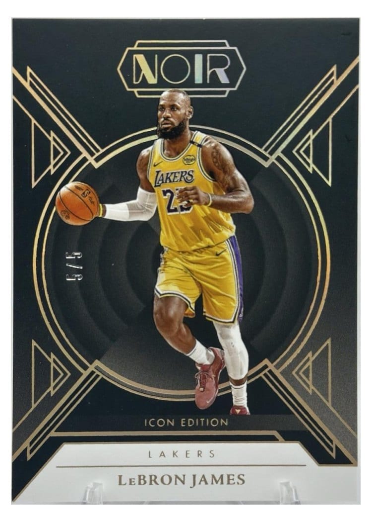 2024-25 Panini Noir Base Set LeBron James #72 card