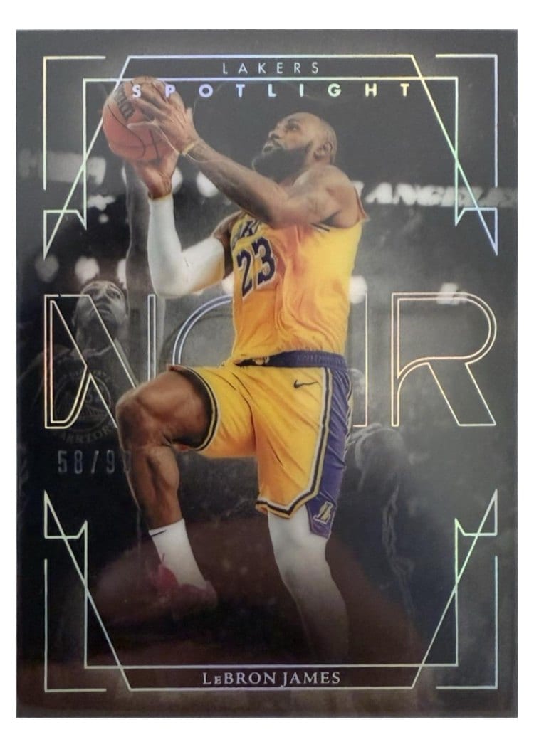 2024-25 Panini Noir Spotlight Set LeBron James #14 card