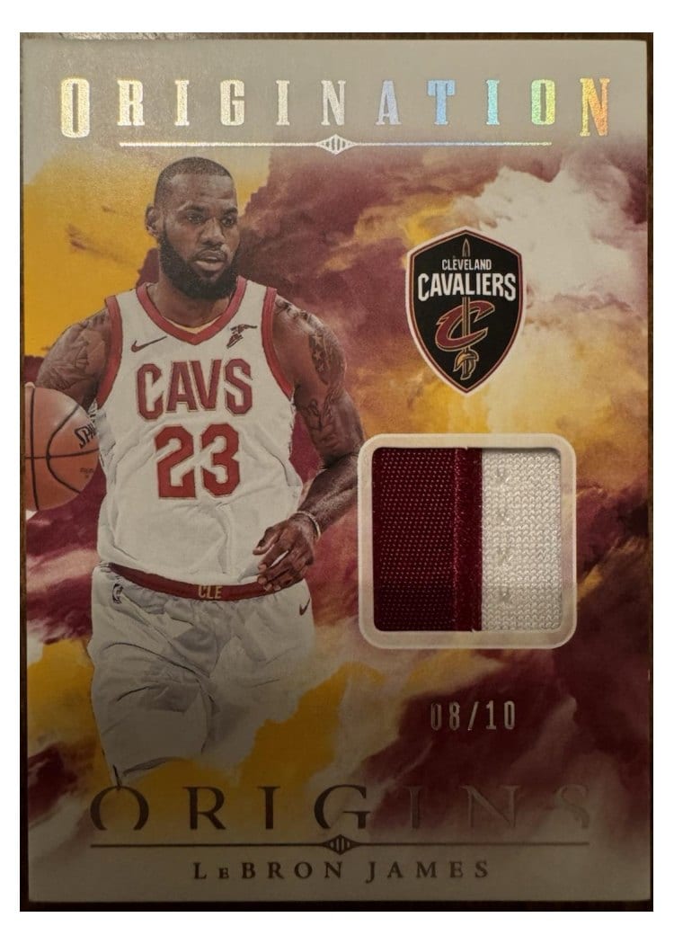 2024-25 Panini Origins Origination Memorabilia Set LeBron James #OM-LBJ card