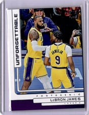 2024-25 Panini Photogenic Unforgettable Set LeBron James #3 card