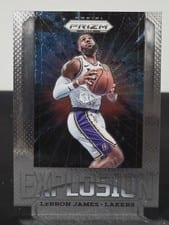 2024-25 Panini Prizm Deca Explosion LeBron James #10 card