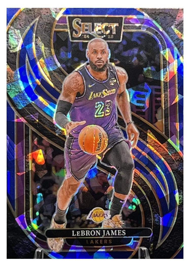 2024-25 Panini Select Base Set LeBron James #111 card