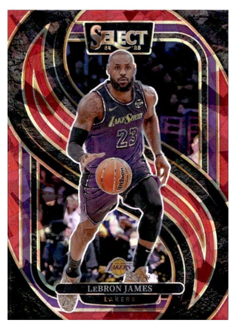 2024-25 Panini Select Base Set LeBron James #111 card