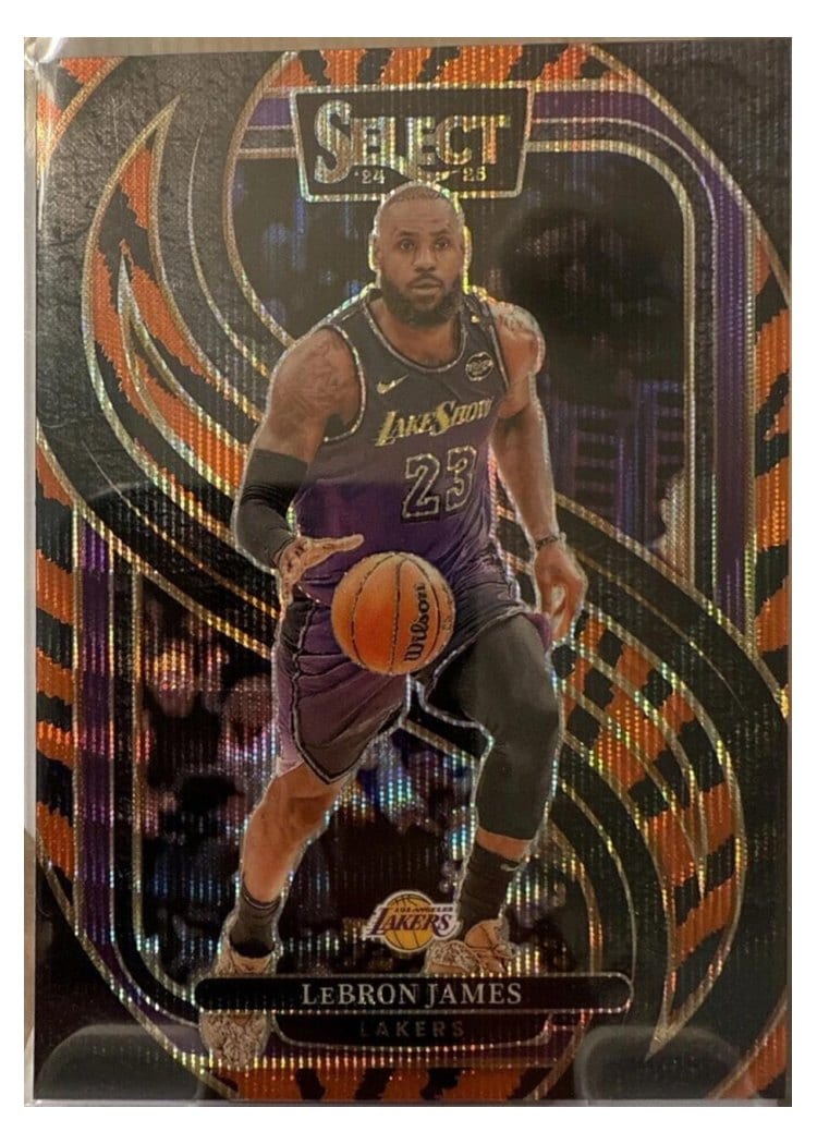 2024-25 Panini Select Base Set LeBron James #111 card