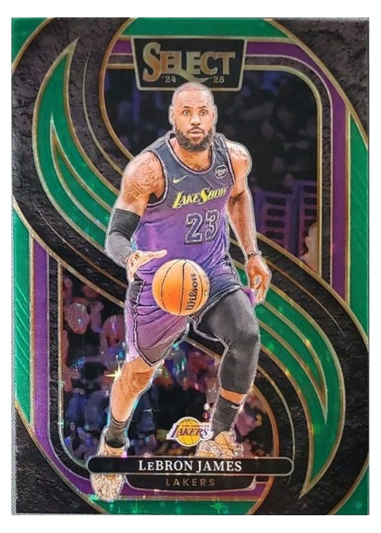 2024-25 Panini Select Base Set LeBron James #111 card