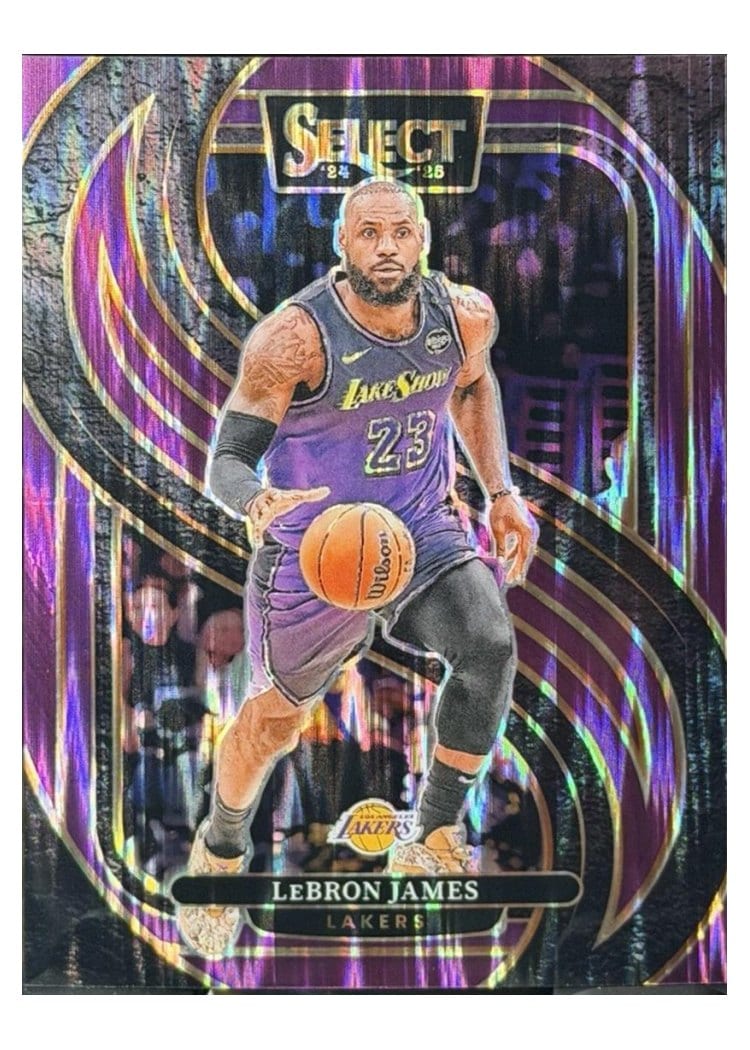 2024-25 Panini Select Base Set LeBron James #111 card