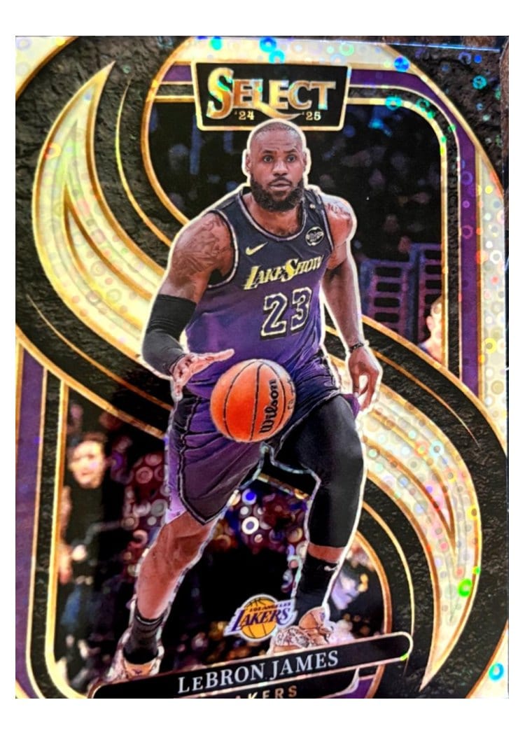 2024-25 Panini Select Base Set LeBron James #111 card