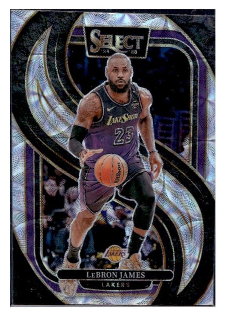 2024-25 Panini Select Base Set LeBron James #111 card