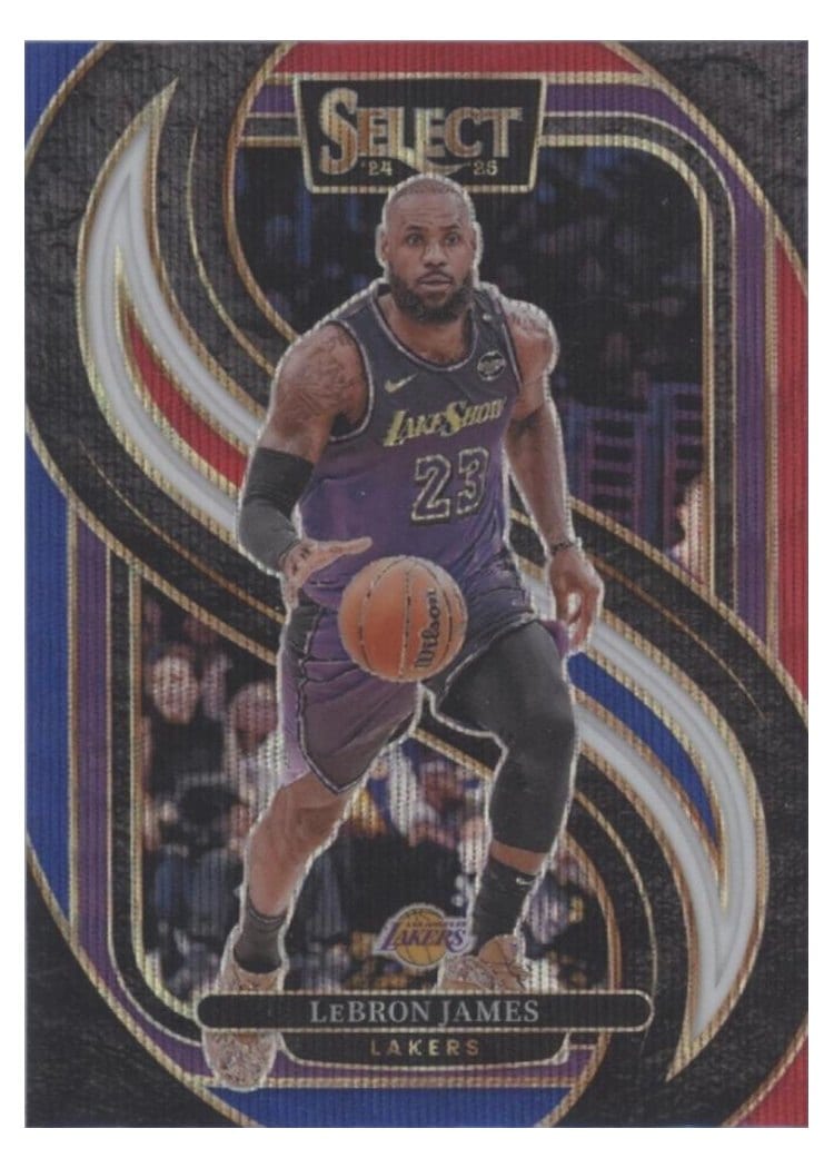 2024-25 Panini Select Base Set LeBron James #111 card