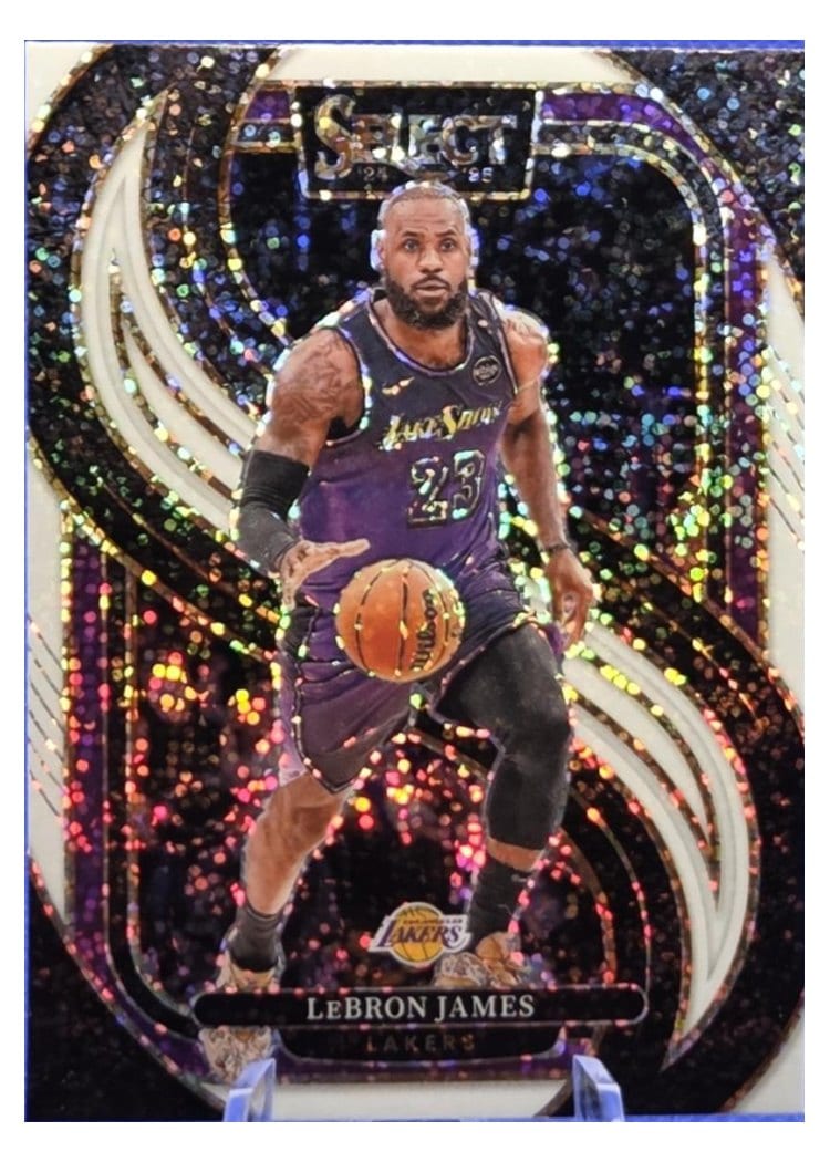 2024-25 Panini Select Base Set LeBron James #111 card