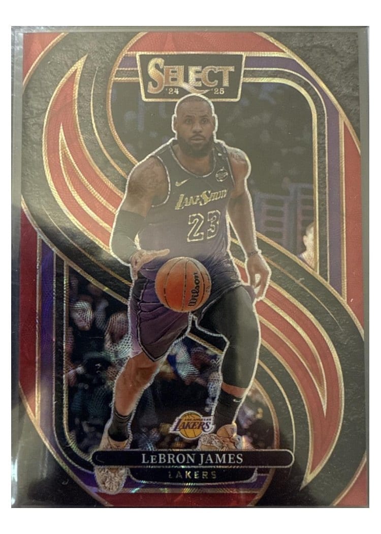 2024-25 Panini Select Base Set LeBron James #111 card