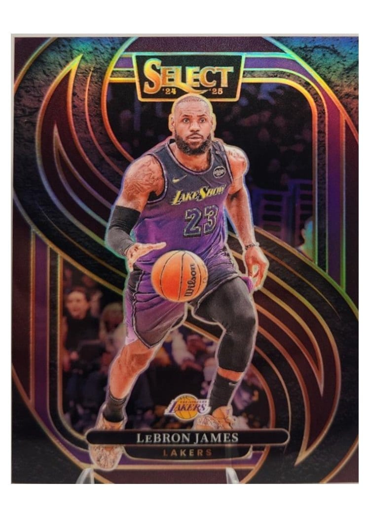 2024-25 Panini Select Base Set LeBron James #111 card
